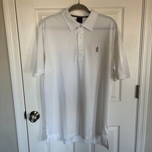 Dunning Golf Moselem Springs Golf Course Short Sleeve Polo WhiteLarge